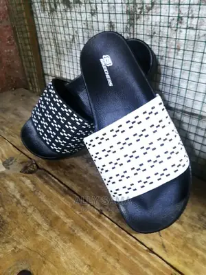 Men's Sandals Black White