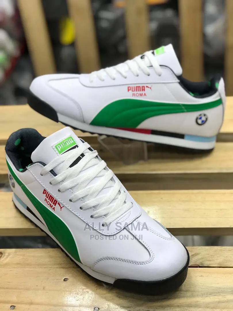 Puma Roma White Green