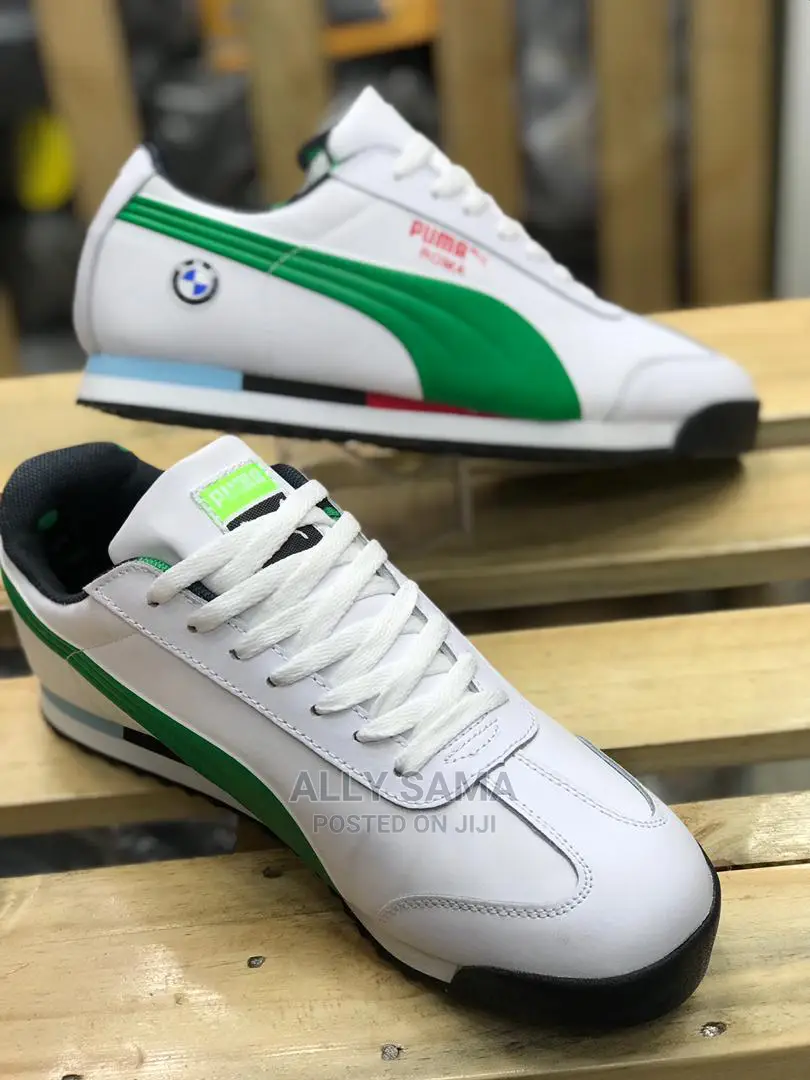 Puma Roma White Green