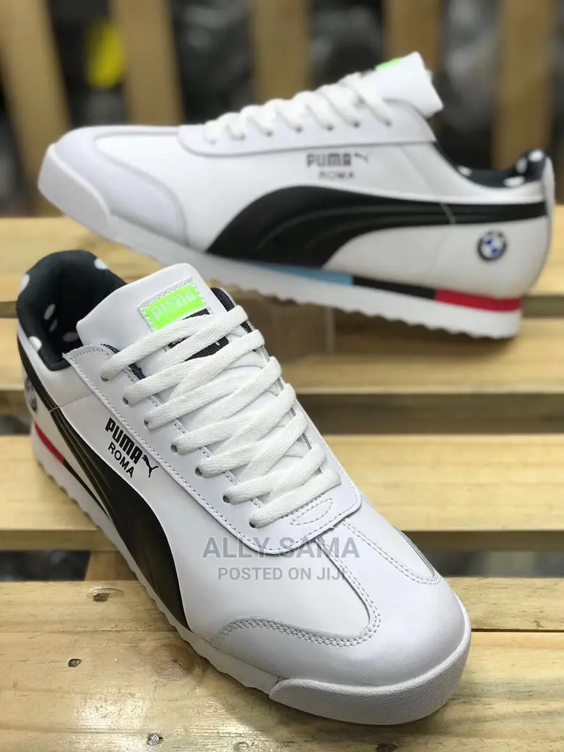 Puma Roma Black White