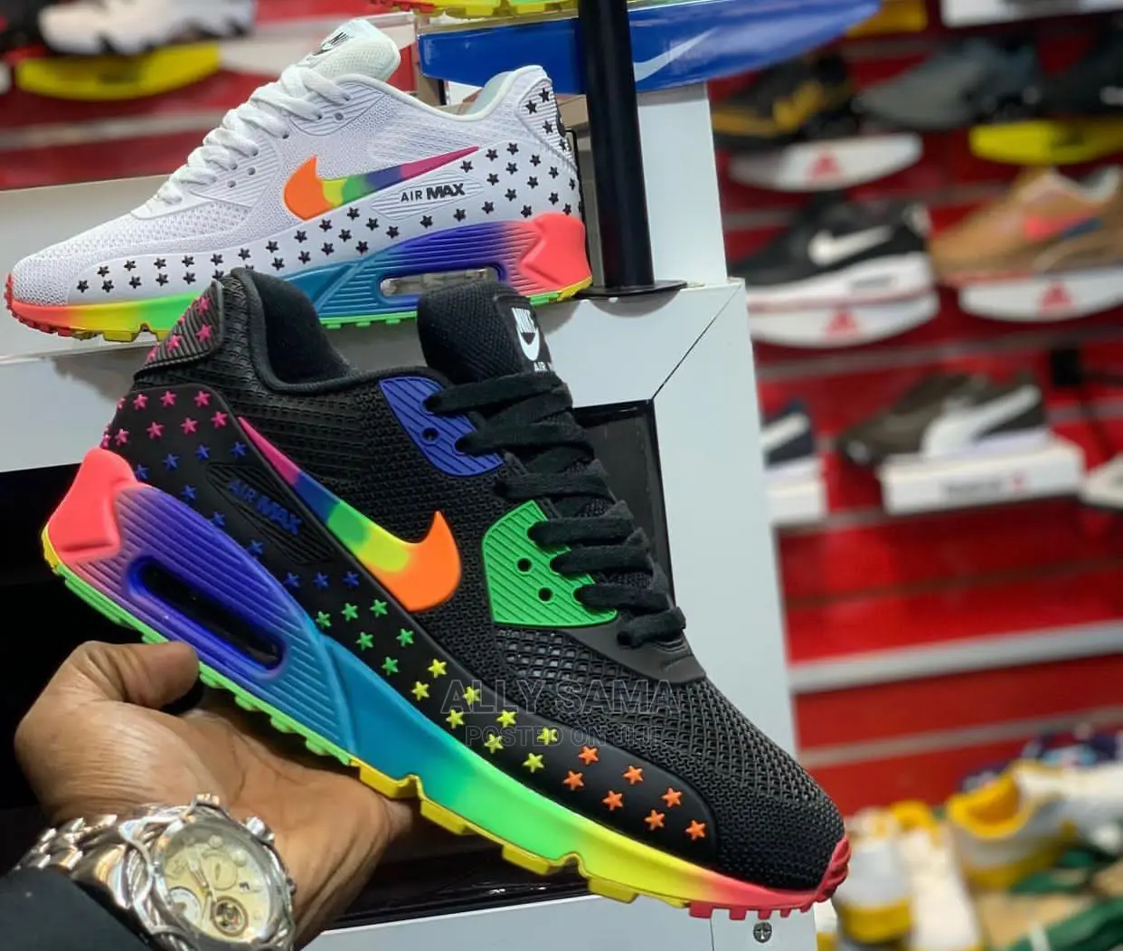 Air Max Black Multcolour