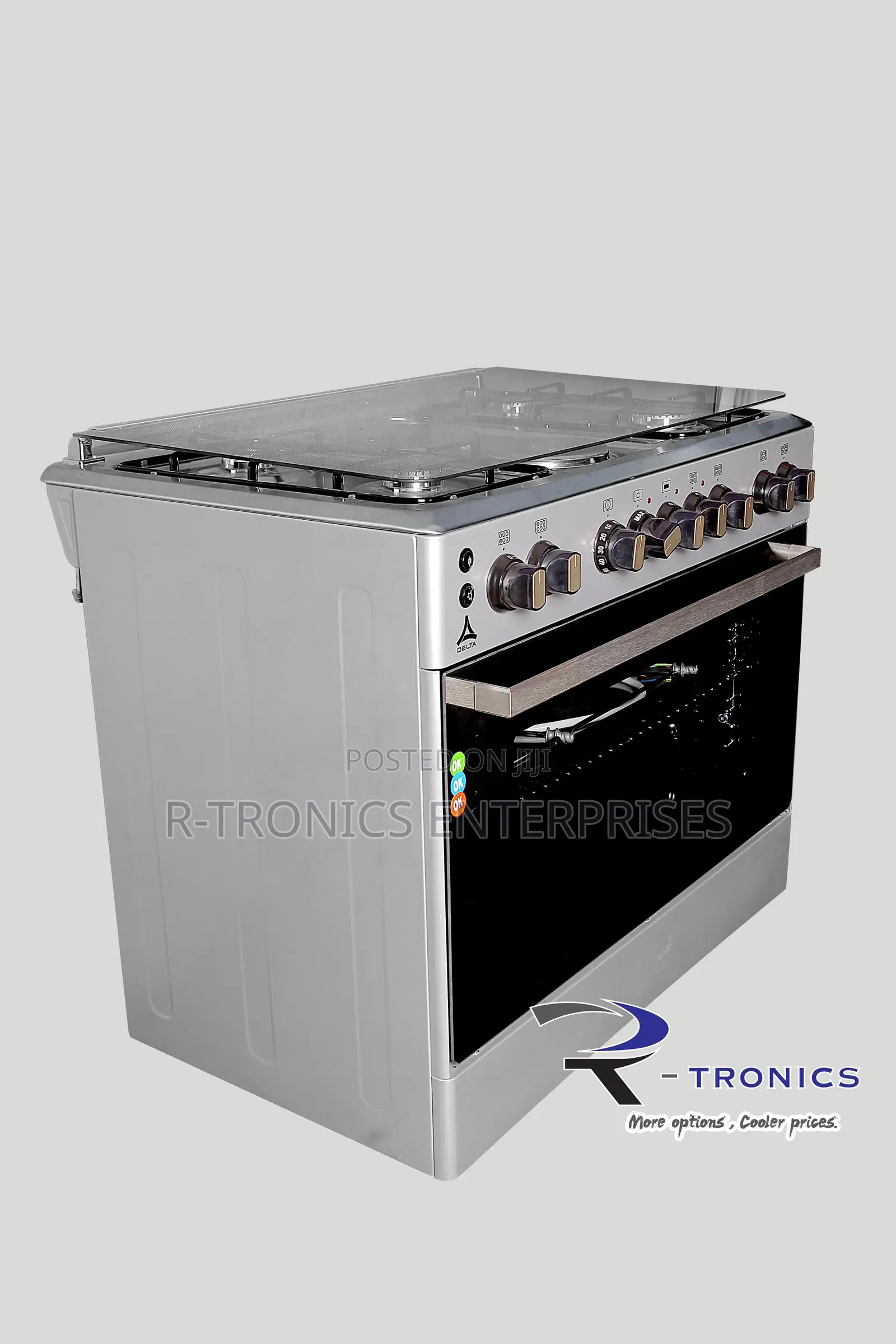 90x60 DELTA Free Standing Cooker (4 GAS+ 2 ELECTRIC)