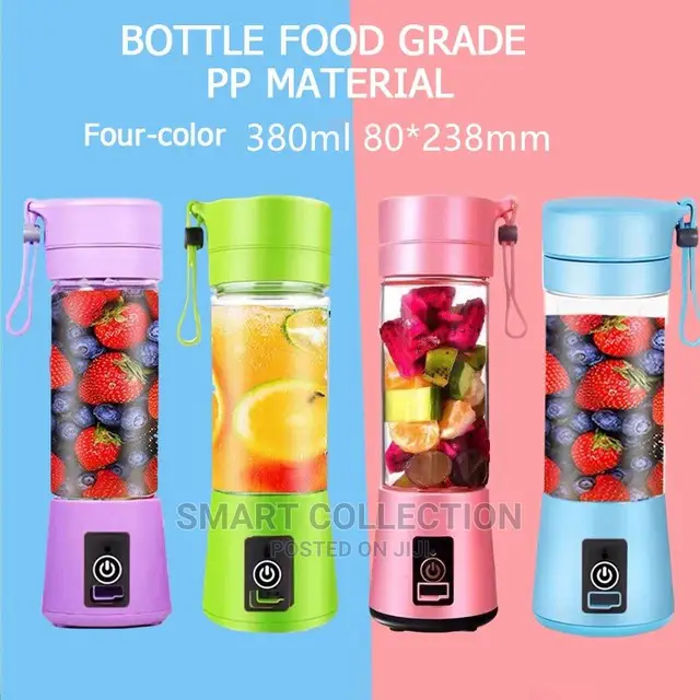 4/6 Blades 380ml Portable Rechargeable Blender