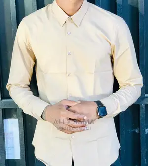 Men's Shirt Khaki Plain