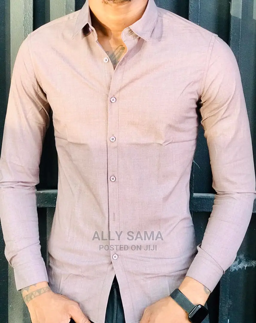 Men's Shirt Khaki Plain
