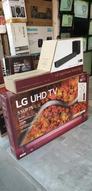 LG Uhd TV 55 LG Sound Bar 600W