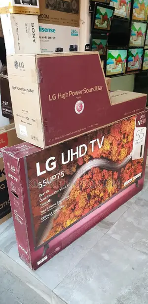 LG Uhd TV 55 LG Sound Bar 600W