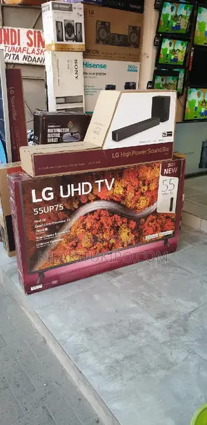 LG Uhd TV 55 LG Sound Bar 600W