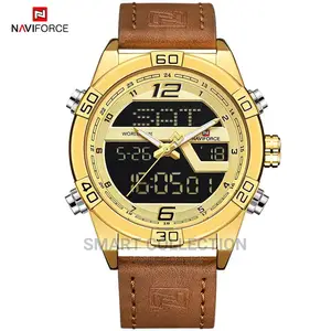 NAVIFORCE Men Waterproof Wristwatch Military Quartz Clock
