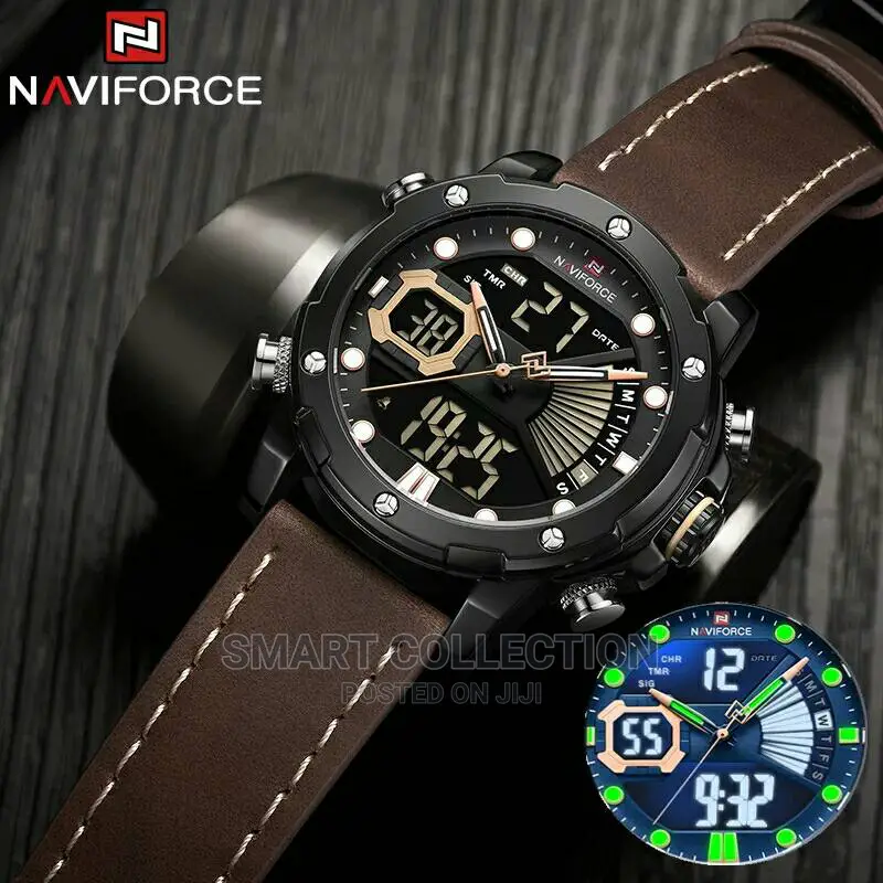 NAVIFORCE Men Watch Top Luxury Brand Sports Waterproof