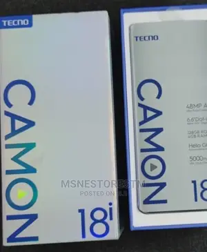 New Tecno Camon 18i 128 GB Black