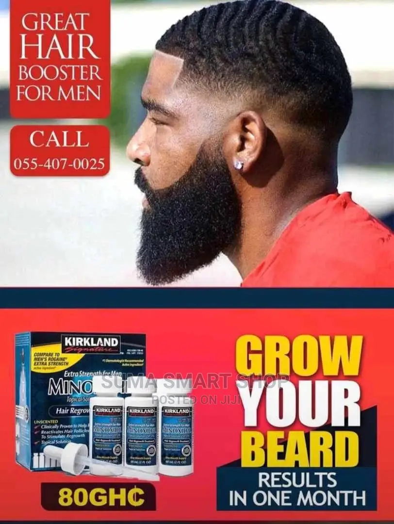 MINOXIDIL Grow Your BEARD.(Kuza Ndevu Zako) .