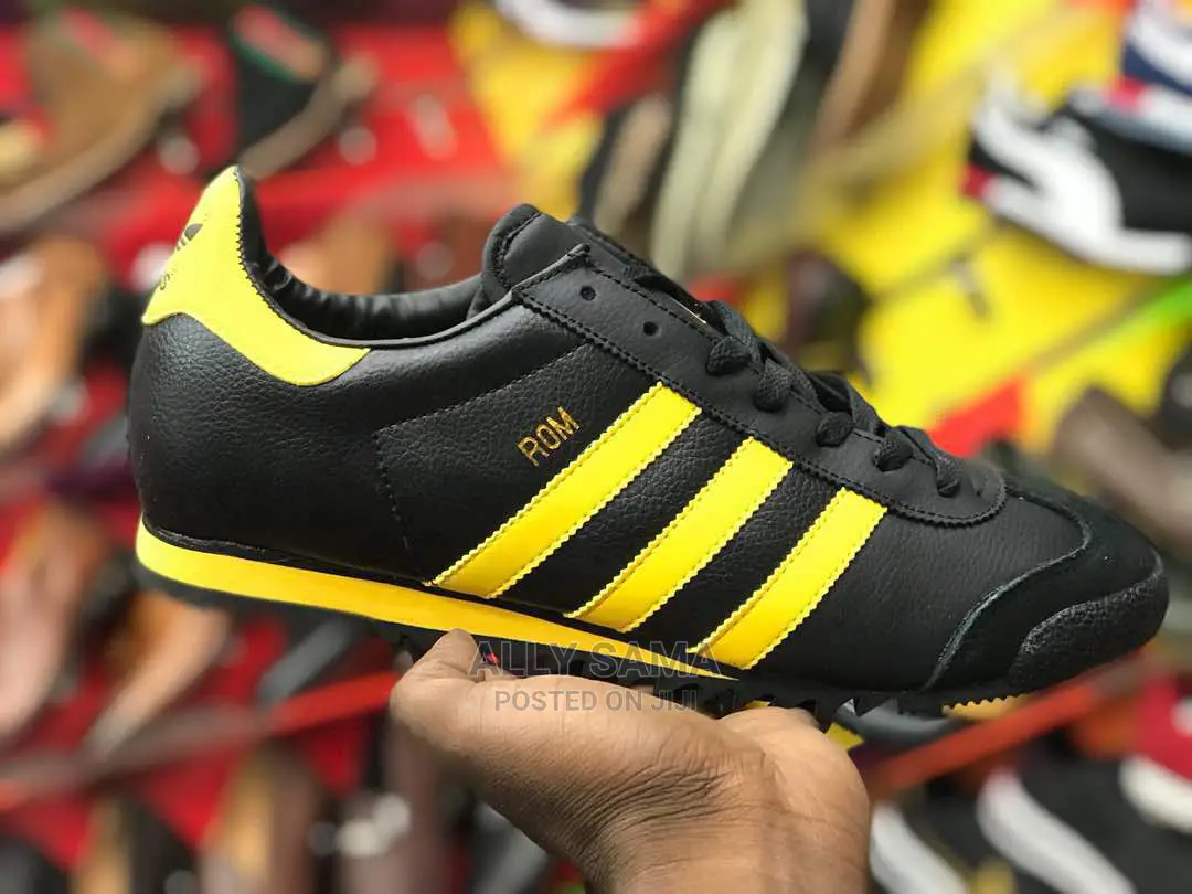 Adidas Rom Black Yellow