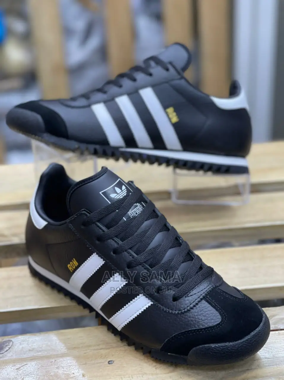 Adidas Rom Black White