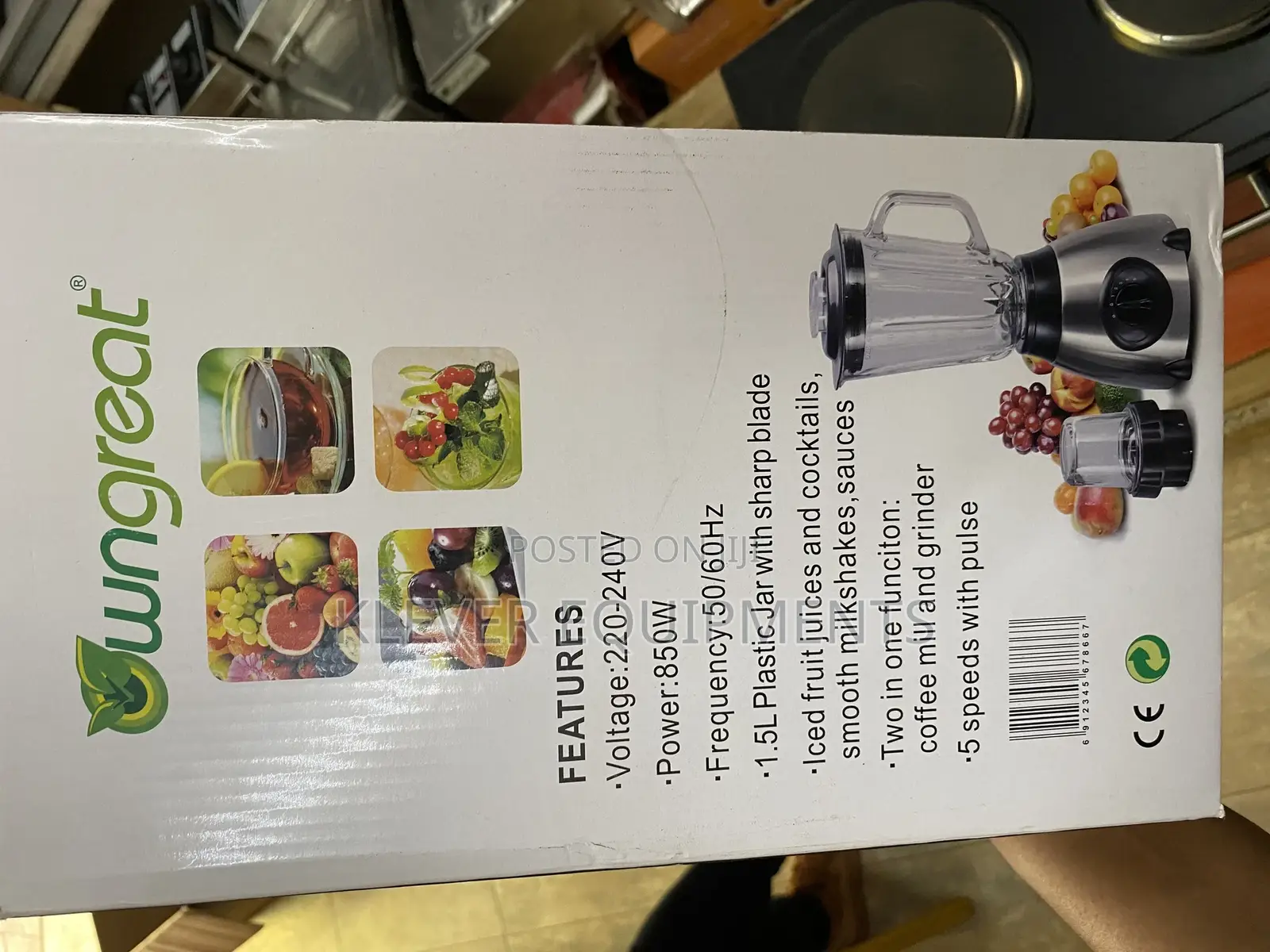 Stainless Steel Jar Blender