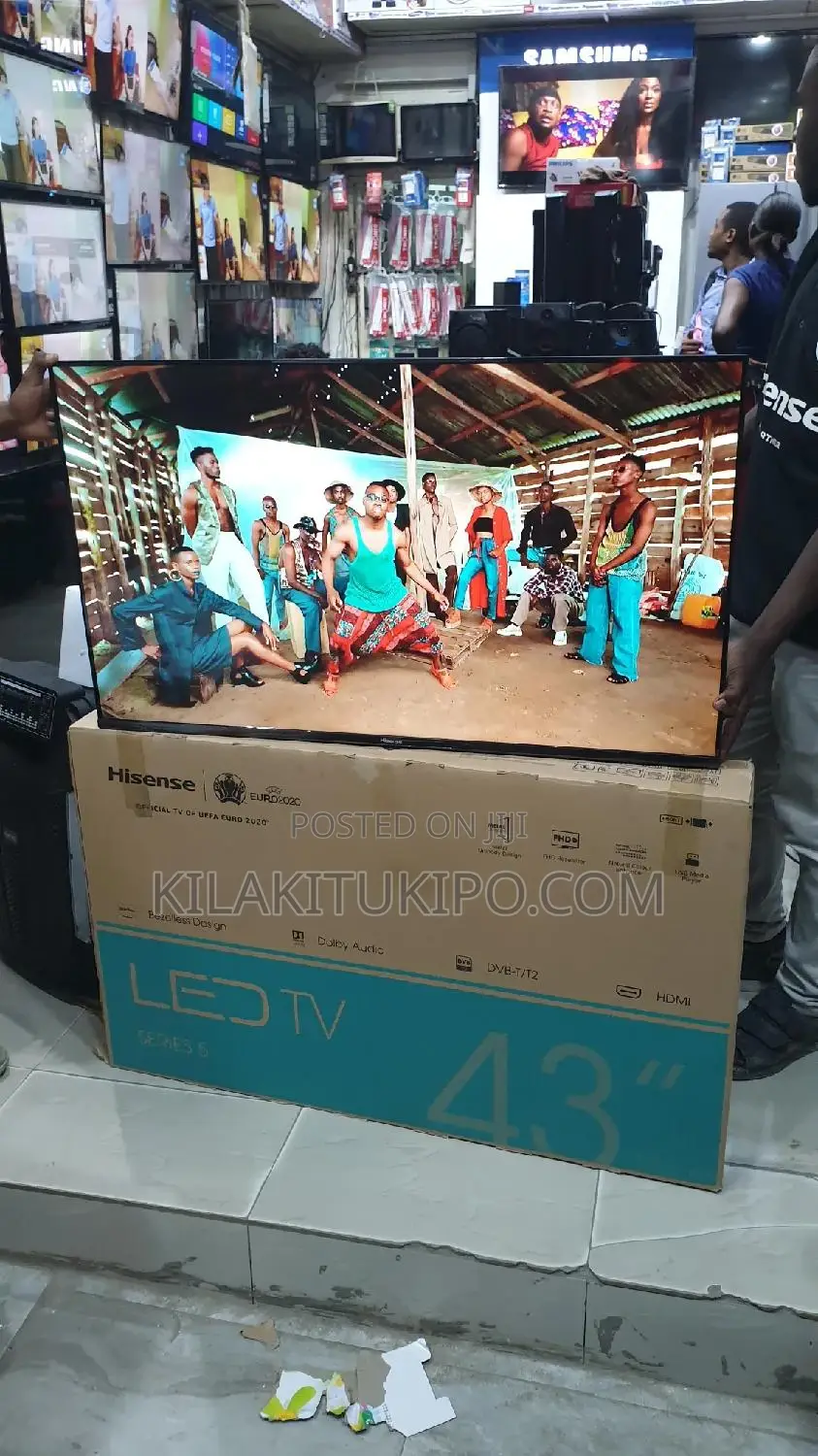Hisense Bezelless LED TV Inch 43