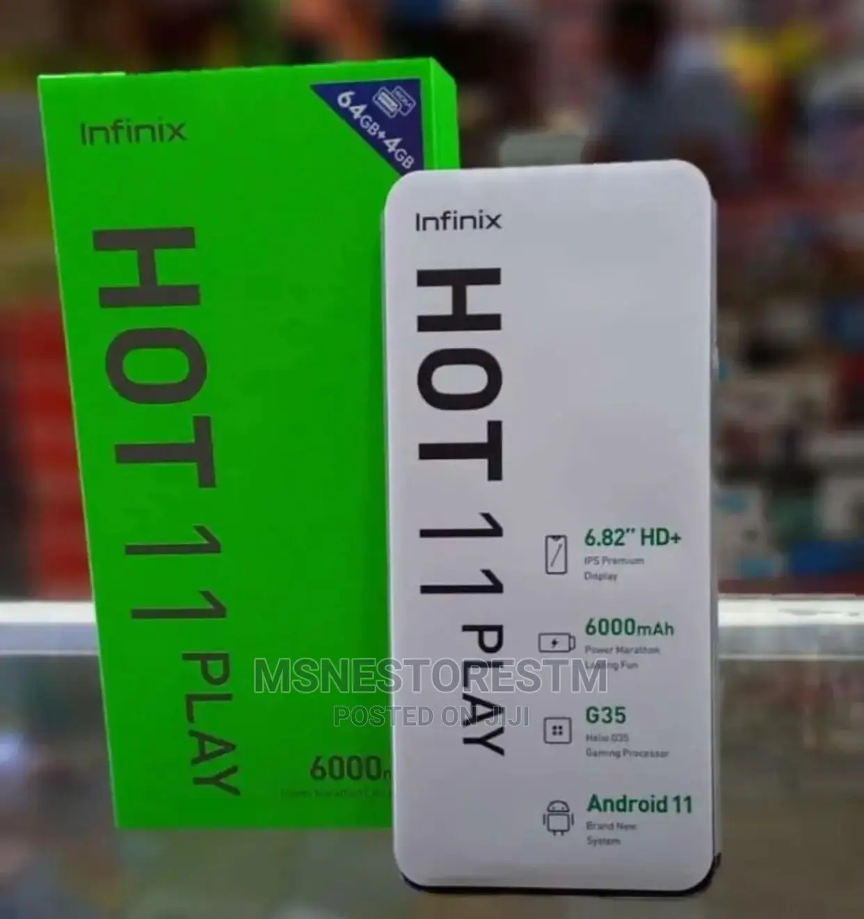 New Infinix Hot 11 Play 64 GB Blue