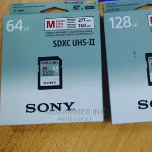 Sony 64gb Sf-M64 Uhs-Ii Sdxc Memory Card
