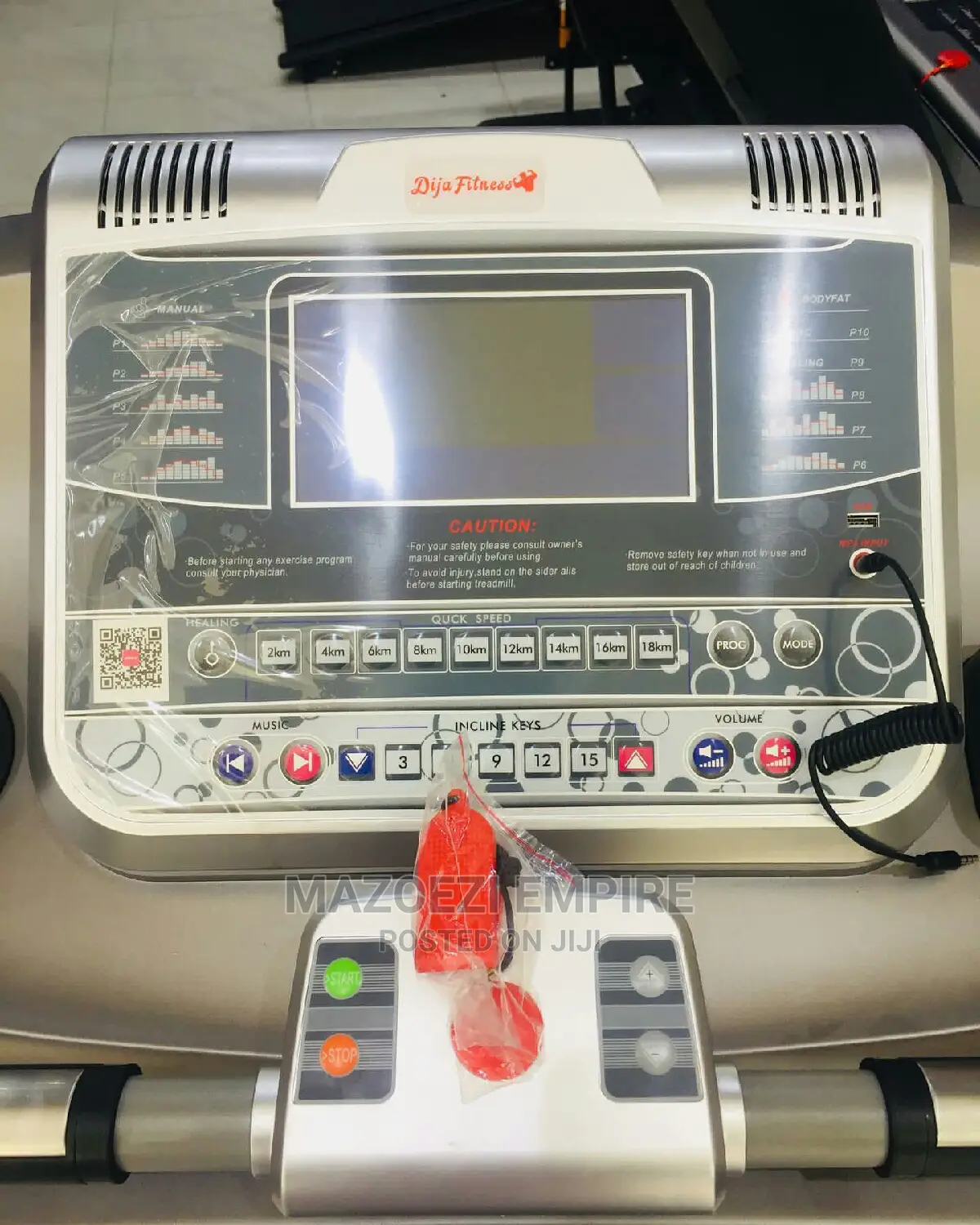 Treadmill (Weight Capacity 170kg)