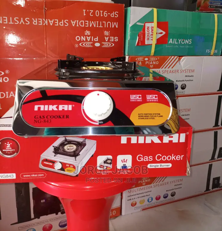 Nikai 1 Plate Gas Cooker