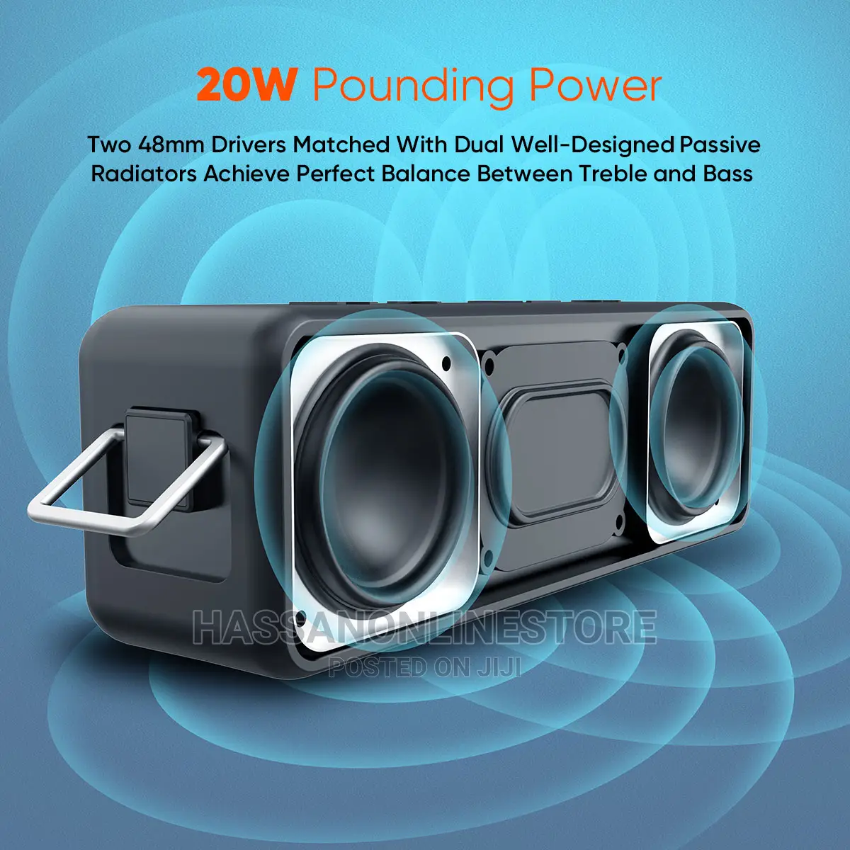 Vidvie Bluetooth Speaker SP914 - 20watt - Black