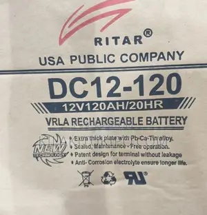 Rita Vrla Rechargeable Battery Dc12-120
