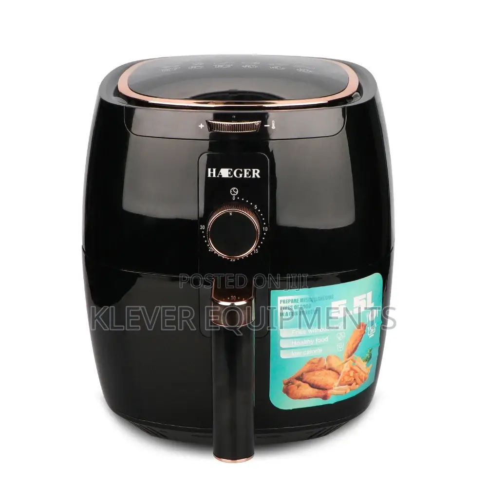 Haeger Large Capacity Low Power Air Fryer 5.5litres