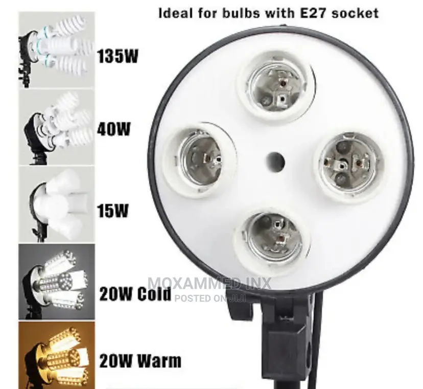 Photo Studio 4 Bulb Holder