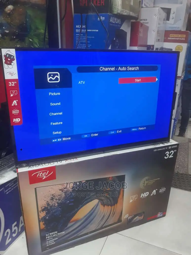 Itel Flat Screentv 32"