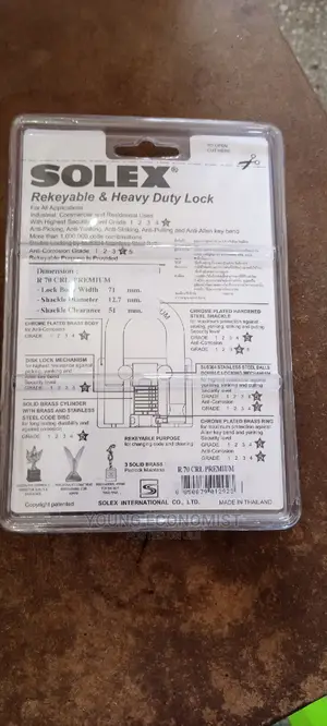 Original Solex Padlocks for Sale.
