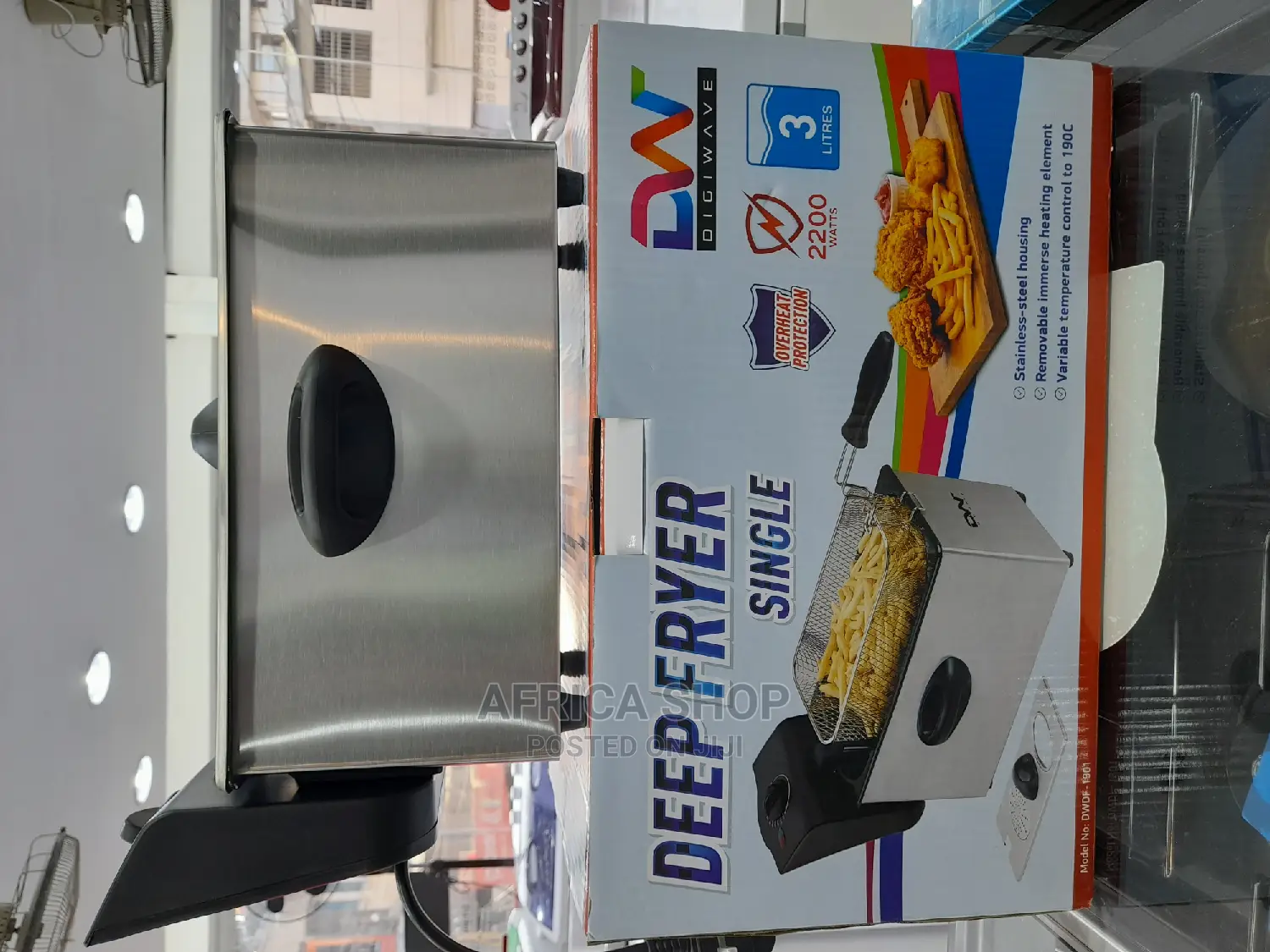 Electric Deep Fryer Single 3litres