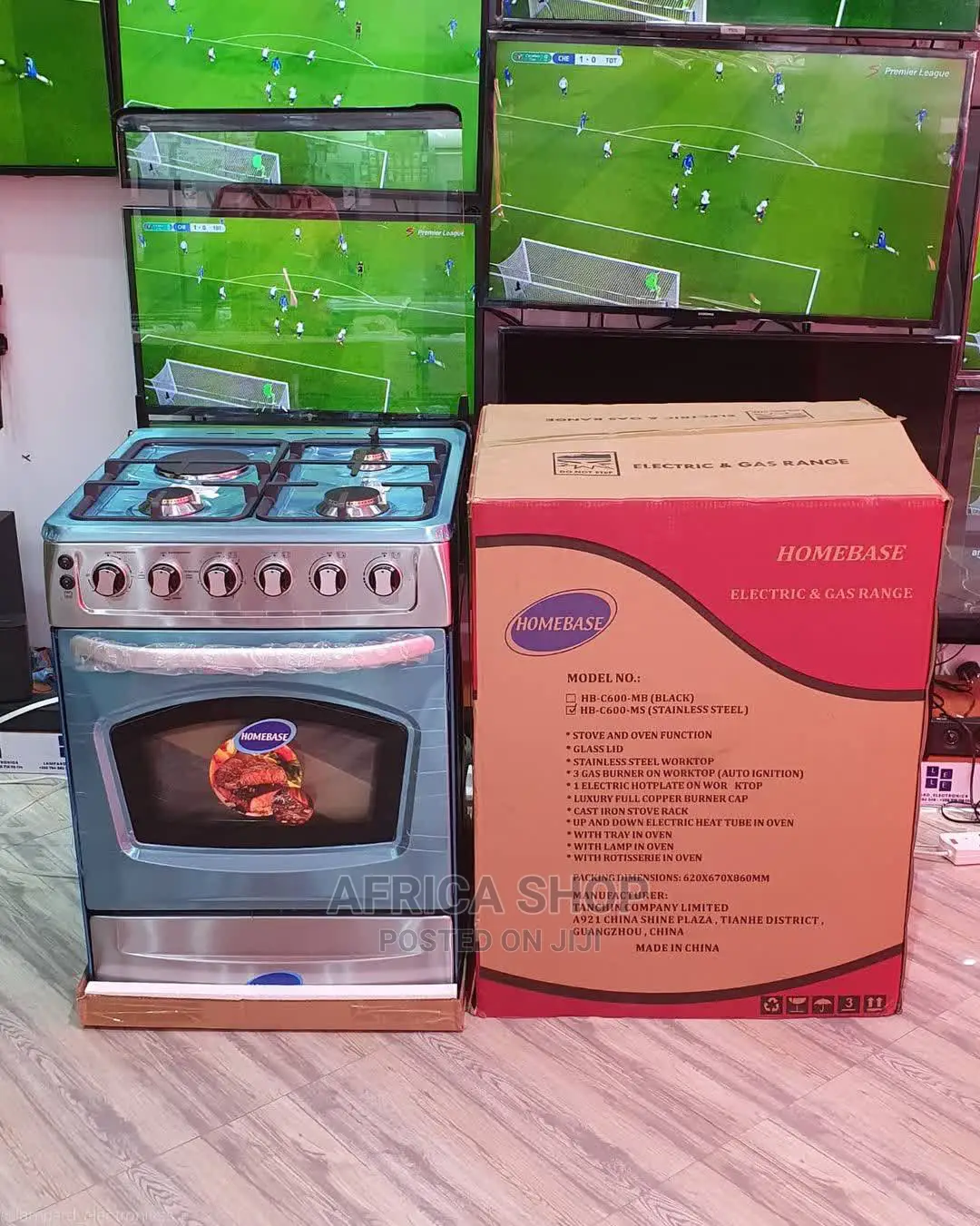 Home Base Electric Gas Range Cooker
