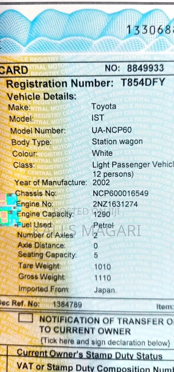 Toyota IST 2005 Gray