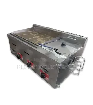 Gas Griddle Maker and Deep Fryer