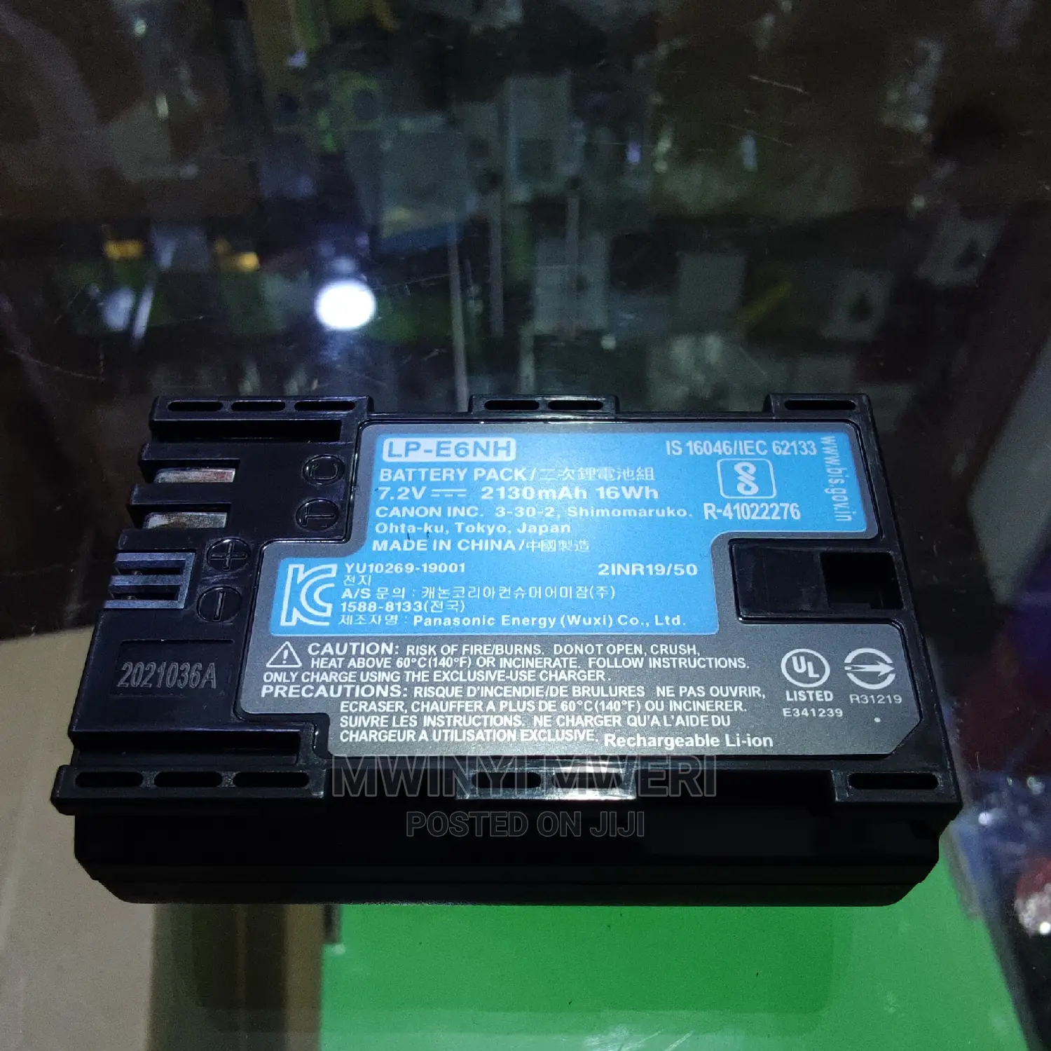 Original Canon LP-E6NH Lithium-Ion Battery (7.2V, 2130mah)