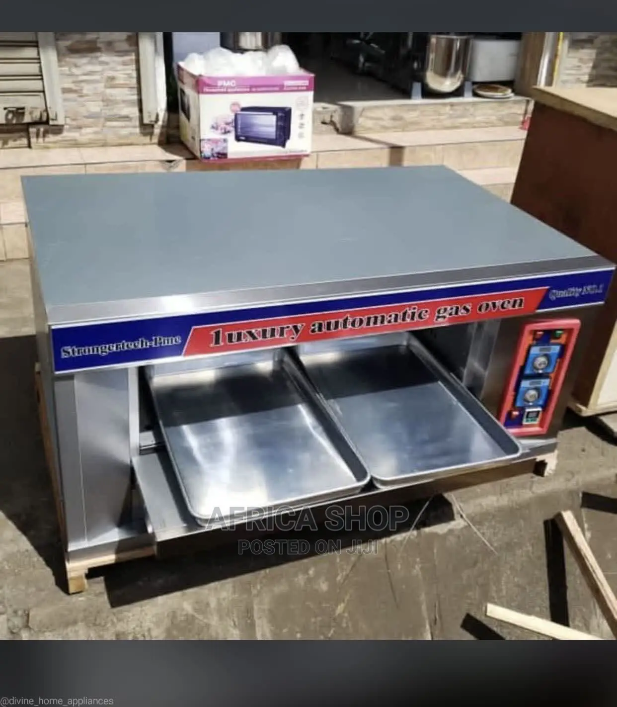 Commercial Single Deck 2 Tray Oven