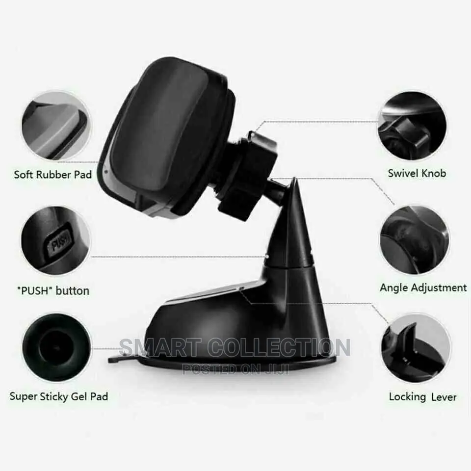 Universal Silicone Sucker Car Mobile Holder/Mount 360°