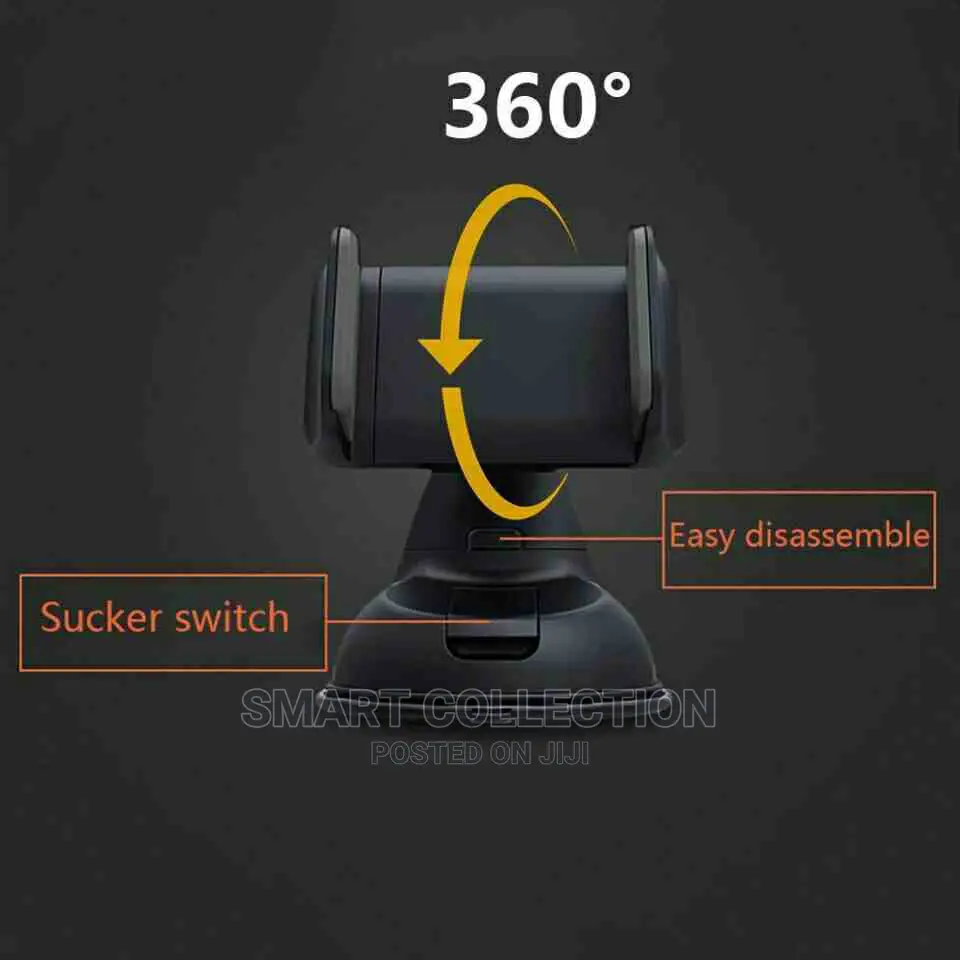 Universal Silicone Sucker Car Mobile Holder/Mount 360°
