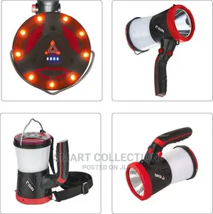 YATO YT-08579 LED Searchlight With 500M Light Display Range