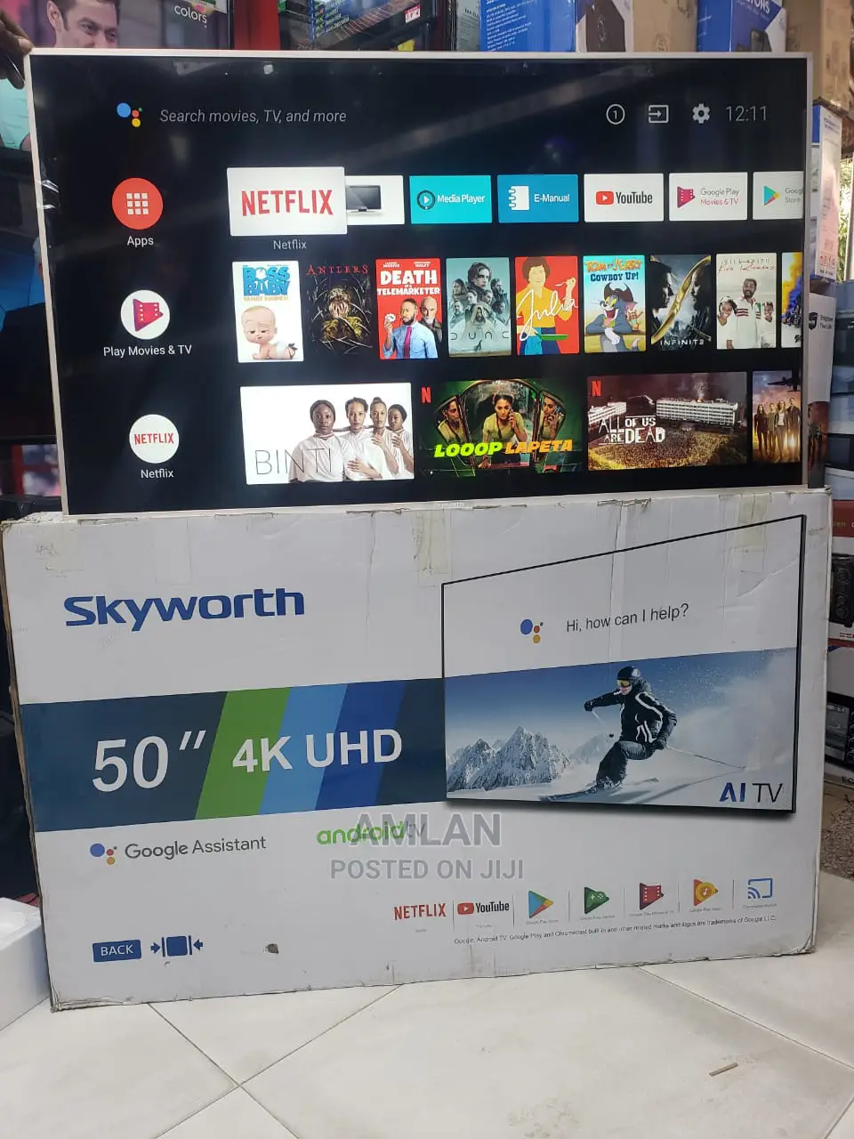Skyworth TV Inch 50 Smart Android.