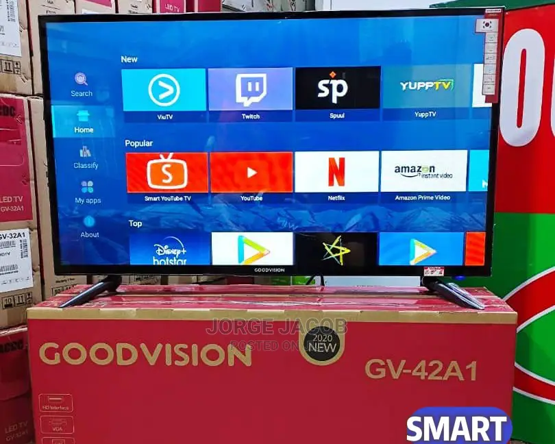 Smart Android Flat Screen Tv 42"