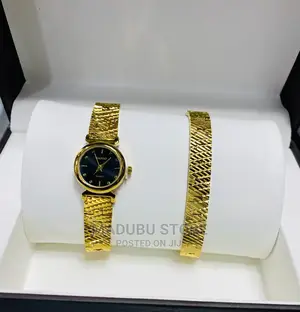 A Set of Women Watch and Bracelet