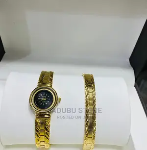 A Set of Women Watch and Bracelet