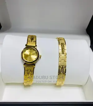 A Set of Women Watch and Bracelet