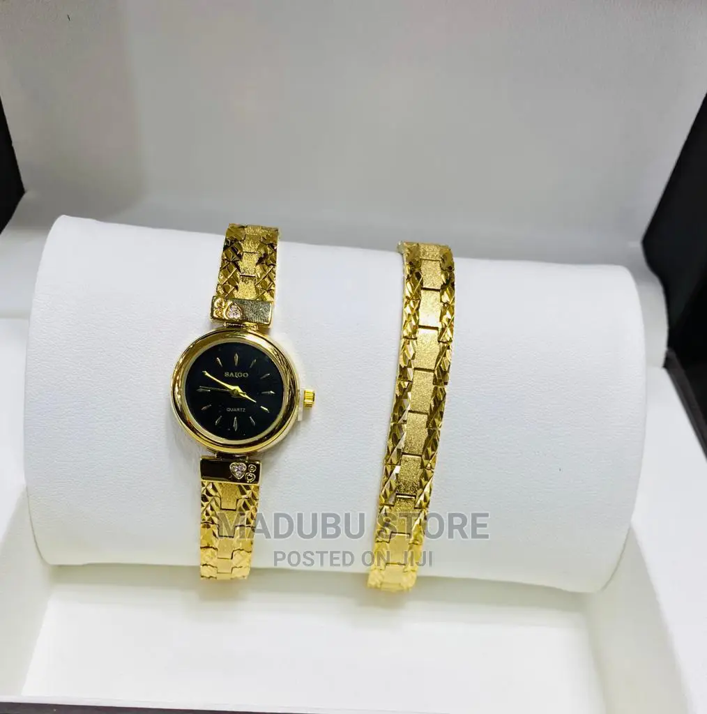 A Set of Women Watch and Bracelet