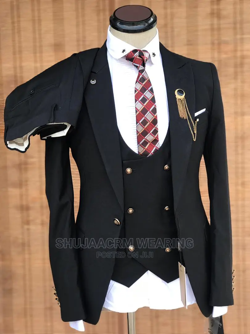 Gold Button Men's Suits