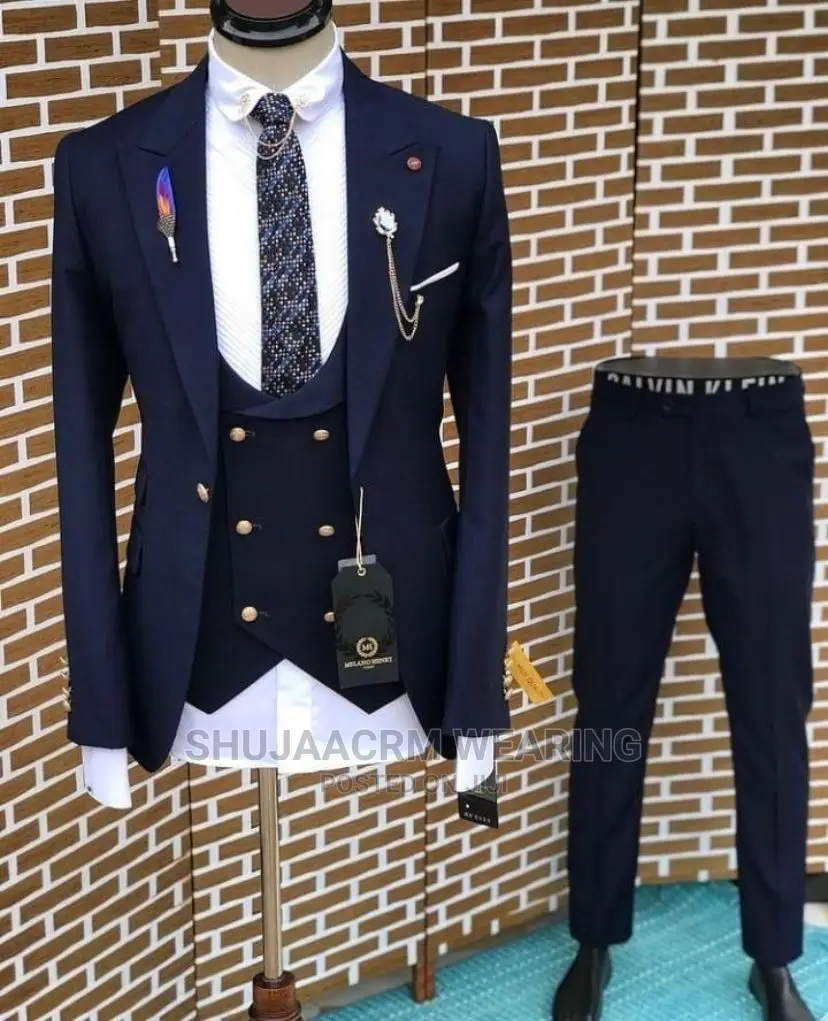 Gold Button Men's Suits
