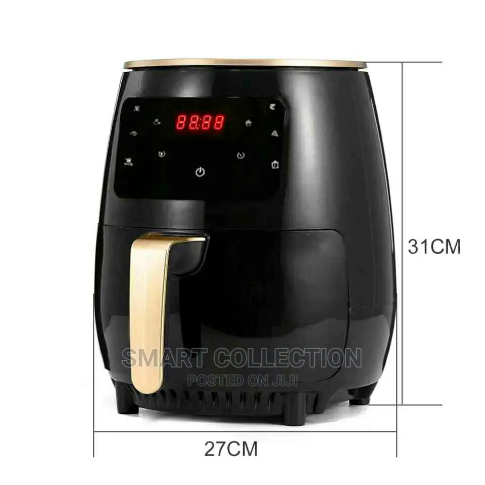 Oil Free Health Air Fryer Cooker For Home (Smart Touch LCD)