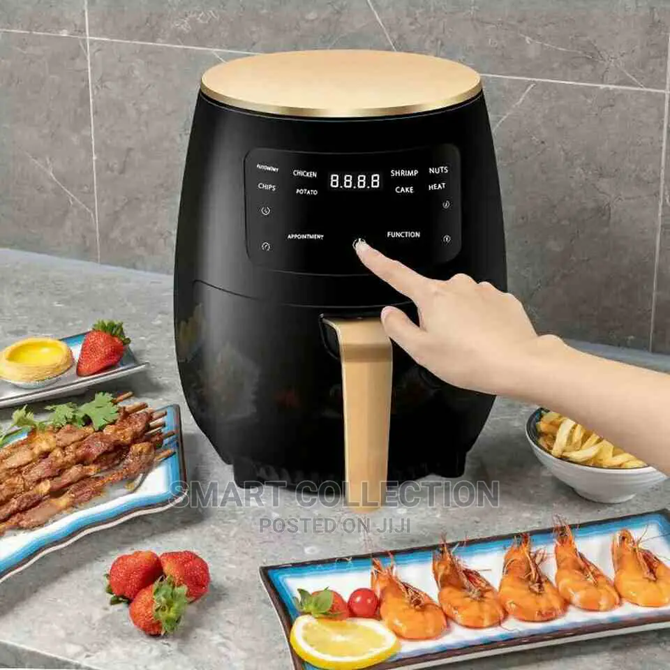 Oil Free Health Air Fryer Cooker For Home (Smart Touch LCD)
