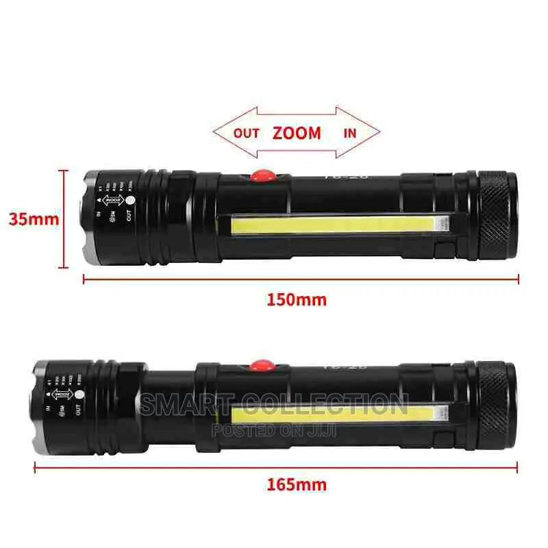 Working Light Zoom (In Out) Cob T6-26 USB Charge
